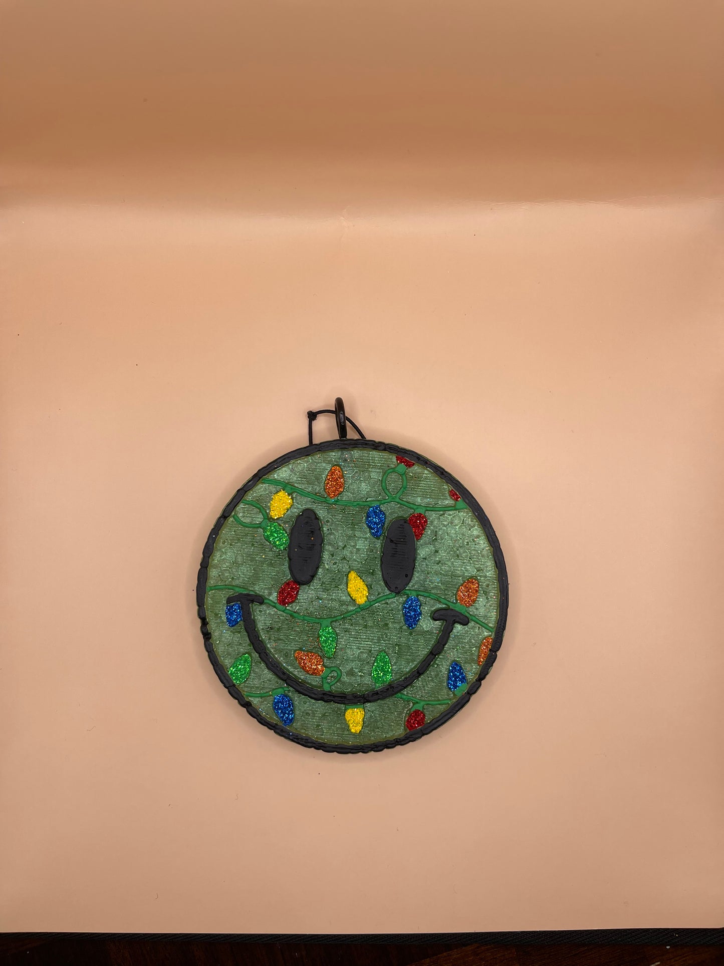 Christmas Light Smiley (Full Green)