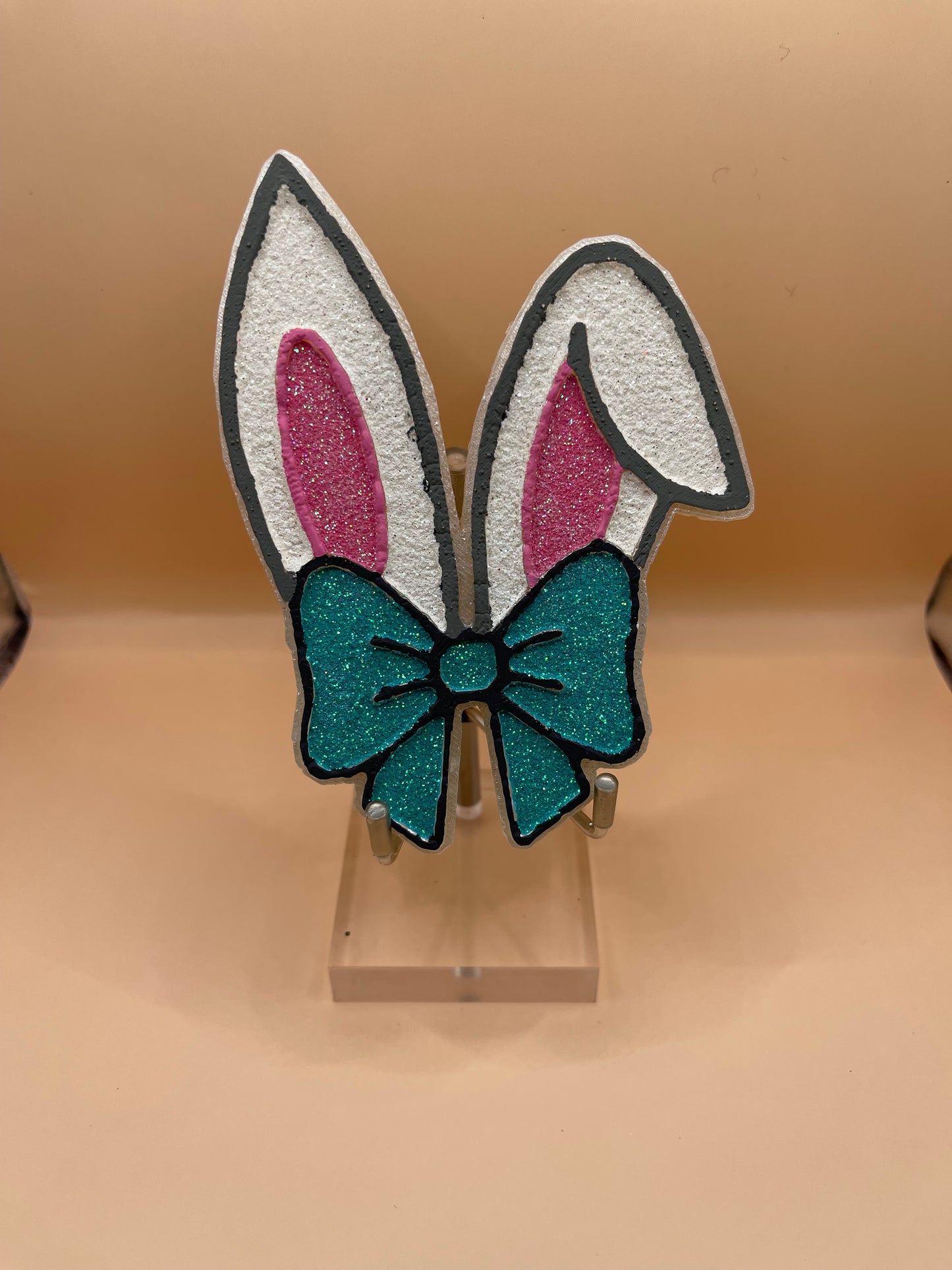 Bunny Ears (Teal Bow)