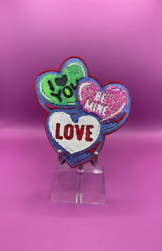 Heart Candy (Green, Pink, White)